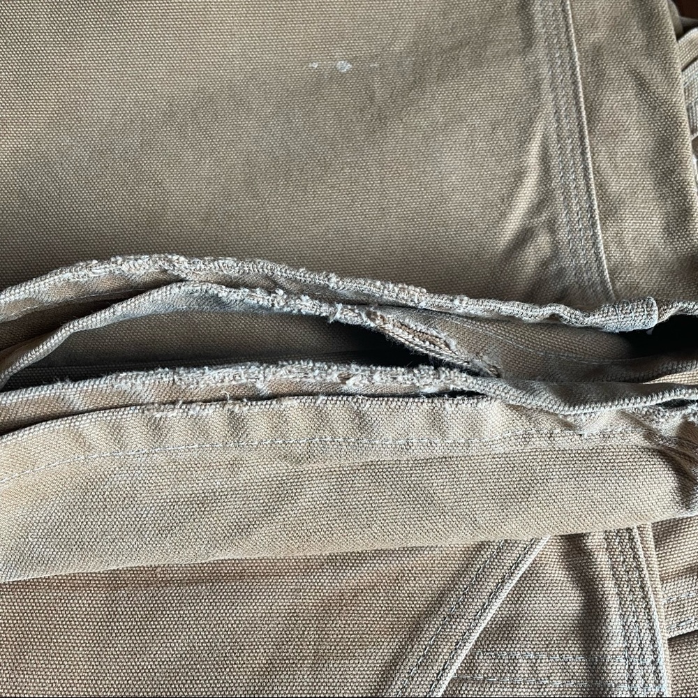 CARHARTT 62W  DOUBLEFRONT CARPENTER UTILITY PANTS Size 34X28 - Picture 4 of 12